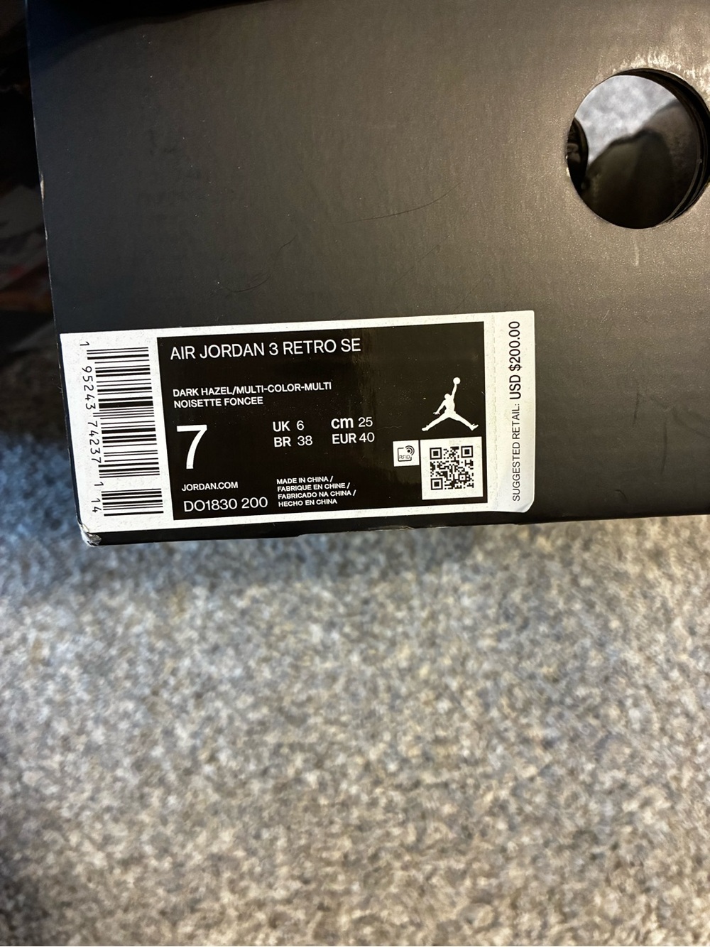 Jordan Retro 3 Patchwork - Picture 7 of 8